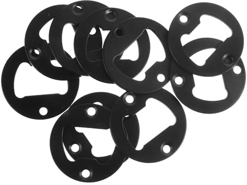 Hemobllo Lot de 10 Pièces D'insertion pour Ouvre-bouteille en Fer, Décapsuleur à Personnaliser Mural Simple pour Fête Bière