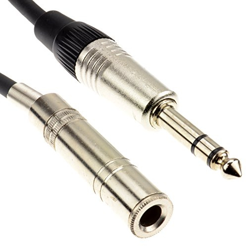 kenable Prämie 6,35 mm TRS Klinkenstecker Verlängerung Stereo Klinkenstecker Stecker Zum Buchse Kabel 6 m [6 Meter/6m]