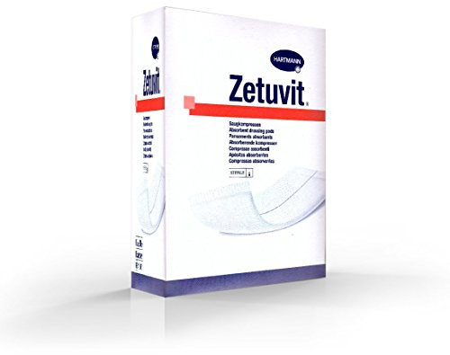 Hartman - Zetuvit Pansement Absorbant Stérile, Non Adhérent à la Plaie10X10CM 10