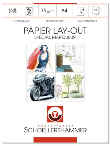 Block Layout Spezialpapier Marker Manga Art Paper – A4 Schoellershammer