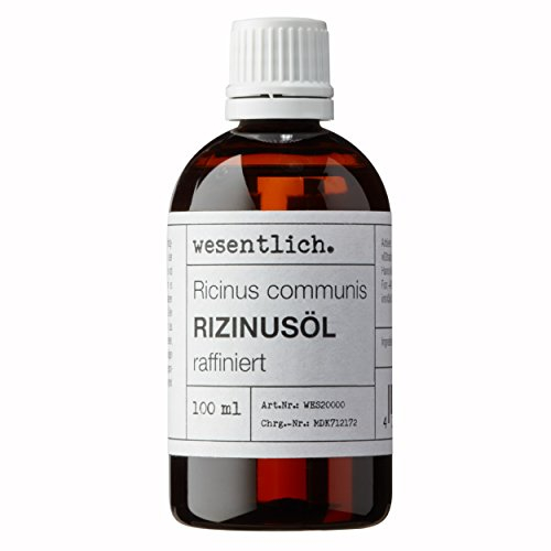 wesentlich. Rizinusöl 100ml | perfekte Pflege für Haut und Haar | Wimpern und Augenbrauen | reines Öl ohne Zusätze