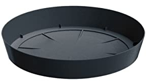botle Sottovaso da fiori in plastica, 23 cm, colore antracite