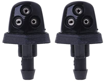 2 Pcs Ugelli Lavavetro,Ugello Lavavetri Per Tergicristalli,Parabrezza Tergicristalli Spruzzini Ugello Per Tergicristallo Per Auto Lavavetri,Ugello Spruzzatore Per Rondella Lavavetri Anteriore