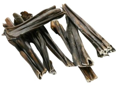 Premium Dried Venison Skin Dog Treats - Natural Teeth Cleaning Chews, Low Calorie, Long Lasting, No Hide Chew for Dogs 200g Pack