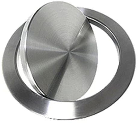 JTWWDM Runder, Integrierter Abfallschacht Aus Edelstahl 304 für Die Arbeitsplatte, für Mülleimer, Verdeckte Installation, Klappdeckel-Dekoration, Mülleimer-Klappdeckel,26.8cm 304 Material