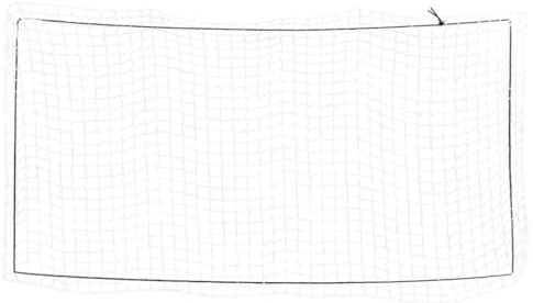 vidaXL Rete per Rimorchio con Corda Elastica Bianco 4x2 m in PP, rete per carico, copertura rete per rimorchio, copertura per rimorchio