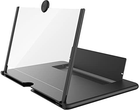 HOMSFOU Lupa De Pantalla De Pantalla De Celular Lupa De La Pantalla del Ordenador Portátil Amplificador De Vídeo para Teléfono Móvil De Pantalla para Películas Plastico Abs