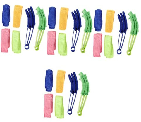UKCOCO 4sätze Teiliges Blinds Duster Wiederverwendbarer Fensterblenden-Reiniger Mit Abnehmbaren Bürstenköpfen Für Reinigung Von Jalousien Und Klimaanlagen