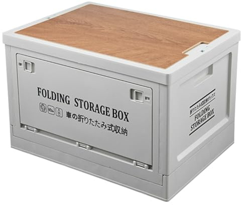 HTU 20/30L Camping Storage Box Large Capacity Folding Car Storage Case Multifunctional Outdoor Chopping Board for Camping Items