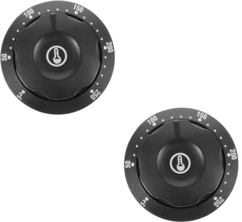 OUNONA 2stücke Temperature Control Knob Für Backofen Universeller Thermostatregler Für Elektrogeräte Geeignet Für Wasserkocher Fritteuse Und Öfen