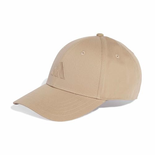 adidas Unisex Baseball Cap Cotton NEW Logo, warm Sandstone/warm Sandstone, M