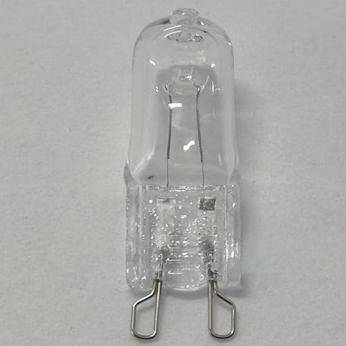 UGEFKMQ Halogen-Stiftsockellampe G9 25W 230V Halogen Leuchtmittel Warmweiß Klare Kapsel Halogenlampen G9 230V 40W Dimmbar 25W 5Pc