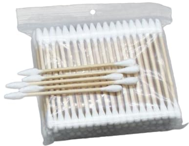 DECOMELODY 400st Multifunktionella Bomullspinnar Med Dubbel Tipp För Makeup Rengöring Och Sårvård Spetsiga Och Runda Bomullstops För Skönhetsvård Och Hygien