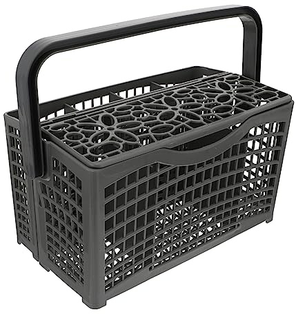 Veemoon Cutlery Basket with High Temperature Resistance Dishwasher Small Plastic Fork Knives Basket for Forks and Chopsticks Organisation for Kitchen Storage and Household Accessory