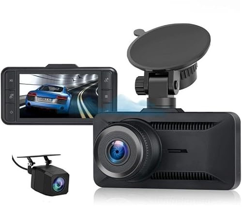 Dashcam 4K Pro – Enregistrement Ultra HD avec Caméras Avant/arrière, Vision Nocturne Et Surveillance 24h/24, 1080P｜Chargeur Allume-Cigare (STD: 4K+1080P + Chargeur Auto)
