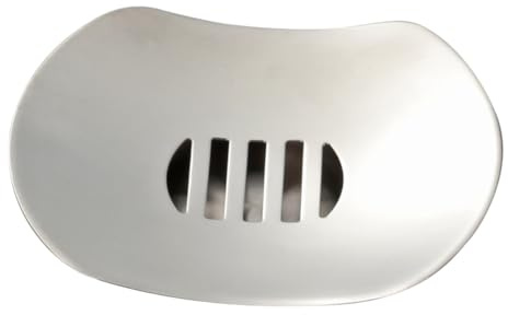 VALICLUD Caja De Jabón De Acero Inoxidable Jabonera Platillo Volador Doble Capa Drenaje para Baño y Ducha Pulida