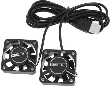LT Easiyl Ventilateur Double USB 5V 4010 40x40x10mm pour Boîtier PC