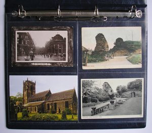 Enigma A4 Clear Acid Free Archival Postcard Sleeves for Ring Binder Albums - 4 Pocket per Page (20 Pack) 154mm x 110mm Pockets