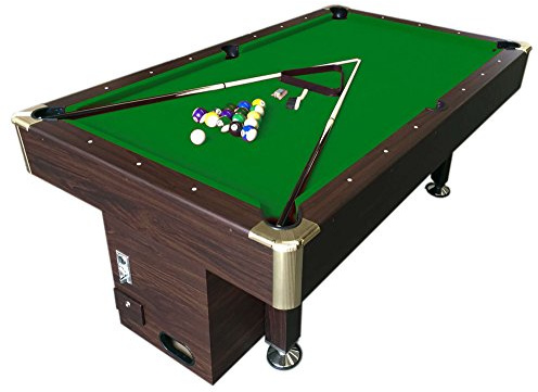 GRAFICA MA.RO SRL Biljardbord 8 FT Bar Carambola med GETTONERARE Spelrum Modell Zeus 220 X 110 cm - Carambola Tillbehör