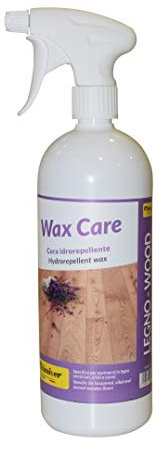 Chimiver - WAX CARE | Dispersión de Ceras Repelentes al Agua para el Mantenimiento de Parquet Barnizado, Engrasado y Encerado Sujetos a Alta Pisada, Botella de 1L