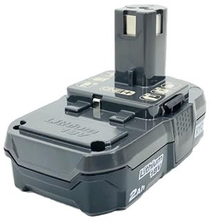 RYOBI P190 2,0 Ampere Stunde kompakter 18 V Lithium-Ionen-Akku mit Leistung bei kaltem Wetter (Ladegerät nicht im Lieferumfang enthalten/nur Akku)