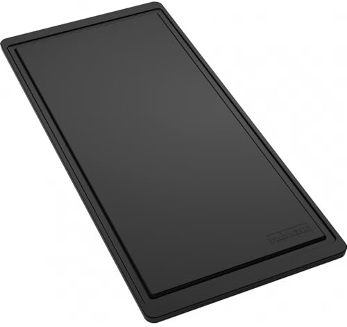 FRANKE 112.0520.471 Schneidbrett für Spüle, Kunststoff/Edelstahl, schwarz
