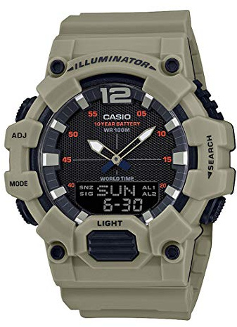 Casio HDC-700-3A3 Iluminador Digital Analógico Reloj para Hombre 100M WR HDC-700 Original, Talla única