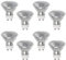 GU10 50W Halogen Bulbs, Pack of 8 Spotlights, 220-240V, 2800K Warm White, 700 Lumens, 40° Beam Angle, Dimmable Halogen Lights