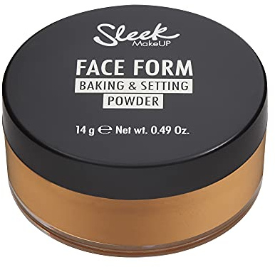 Sleek MakeUP Face Form Baking & Setting Powder, Loose Setting Powder to Lock in Your MakeUP, Lightweight Formula, Medium, 14g
