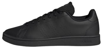 adidas Herren Advantage Base Court Lifestyle Shoes, Core Black/Core Black/Grey Six, 43 1/3 EU