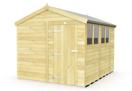 Total Sheds 8x10 Apex Shed Fast 2-5 Days Delivery Anywhere In The U.K