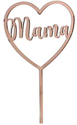 Goodtimes Cake Topper Mama Herz 17,5cm x 11cm Acryl