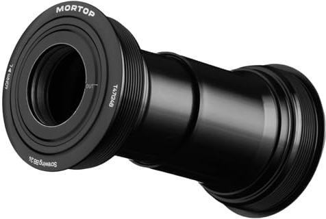 MORTOP Innenlager, T47 intern für 24 mm Shimano Hollowtech II Kurbelgarnitur, Schrägkontakt-Kartuschenlager (T47-intern)