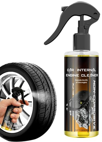 Auto-Motorreiniger | Professioneller Fettlöser-Reiniger 120 ml – sicheres Felgenreiniger-Spray, Mehrzweck-Küchenentfetter für Backofen, Herd, Grill