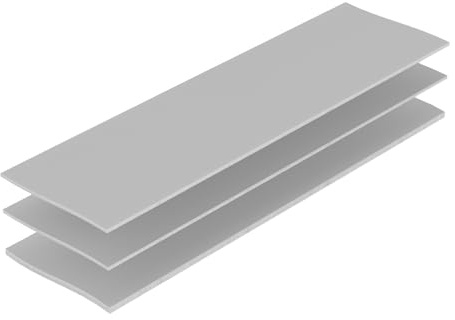 Oddtone Thermal Pad, 14.8 W/mK, 20x70mm (0.5mm+0.5mm+1.0mm) Highly Efficient Thermal Conductivity, Heat Resistant Silicone Thermal Pads for Laptop Heatsink CPU GPU SSD IC LED Cooler 3 Pack