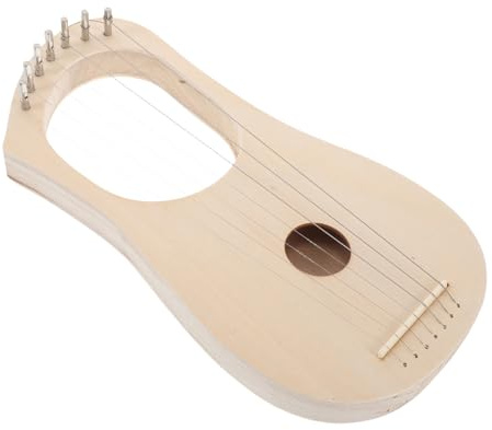 BESTonZON Holz-lyra-harfen-bausatz Diy-kit Zum Selberbauen Mit Saiten Material Anfänger Und Junge Mädchen Inklusive Montageanleitung Und Schnur Für Musikinstrumente