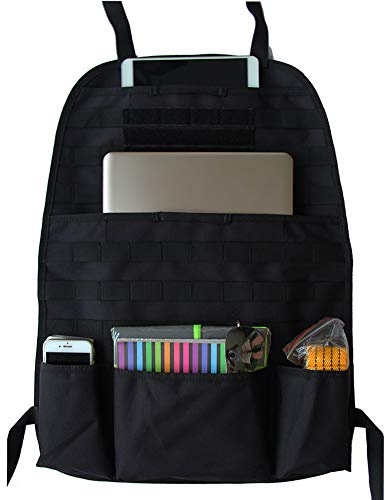 XINCHI Autositz-Organizer Kinder Rückenlehnenschutz Auto Universell Auto Organizer Pflegeleicht Auto Aufbewahrungstasche Multifunktional Organizer Auto Rücksitz für Spielzeug Snacks Bücher