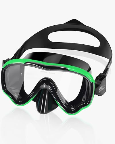 EverSport Adult Swim Goggles with Nose Cover for Women Men Youth Junior, No Leak Anti-Fog Clear Wide View Diving Mask Open Water Pool
