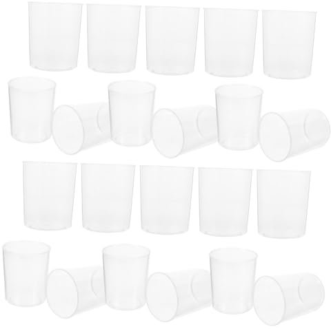 TOPPERFUN 30pcs Graduated Measuring Cups for Baking Lab Beakers Measuring Jugs Heat Resistance Easy to Use for Education Science