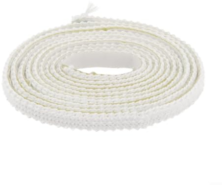 Junta de calefacción para estufa de pellets con junta flexible para puerta de horno, 12 x 3 mm, 1 pieza (200 cm)