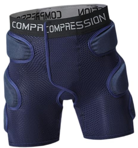 Sharplace Pantalon rembourré de Protection pour vêtements de Sport, Absorbant Les Chocs, Protection 3D, équipement de pour Skate, Snowboard, Ski, vélo, Sports, S