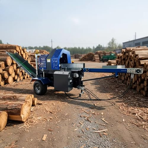 Spaccalegna idraulico da 5-30 tonnellate, spaccalegna automatico resistente per agricoltura forestale, ranch e uso domestico