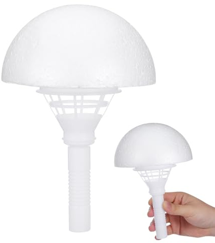 ULTECHNOVO Supporto Set Sposa da Schiuma in Bianca, Bouquet 2 | Fioraio e Cerimonie, Leggero e Facile da Usare, Materiale in Plastica e Schiuma