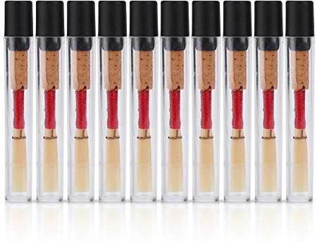oboe mundstück,Oboe Reeds Medium Soft Handgemachte Oboe Reed Oboenrohr, 10pcs mittlere Stärke weiche handgemachte Oboe Schilfe Instrument-Ersatz Oboe Schilf Zusatz