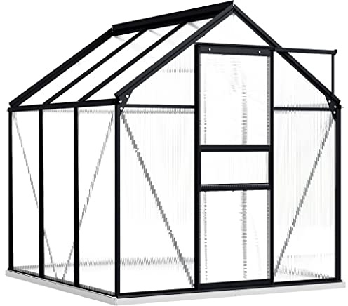 Serre avec cadre de base Anthracite Aluminium 3,61 m²