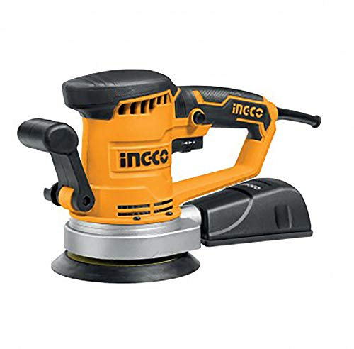 Ingco Rs4508 Levigatrice Rotorbitale 450 W Elettrice Con 5 Fogli Di Carta Abrasiva Inclusi