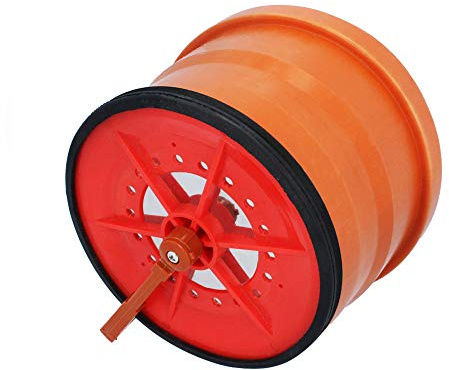 PEŠTAN Froschklappe Rückstauklappe Ø DN 160 mm Orange | Auslaufstück Für HT KG Dränage Rohr Kanal | Abfluss Abwasser PP Rohrklappe Abwasserrohr Kanalisationsrohre Endstück Rattenstop