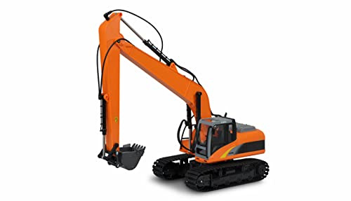 Amewi 22545 Bagger G211E 1:14, RTR, Sound, Licht, 10-Kanal, orange