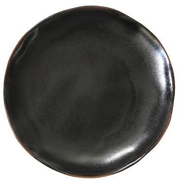 Médard de Noblat - Assiette dessert - D21 cm - Vertigo Volcan - Grès - Lot de 6 - Volcan