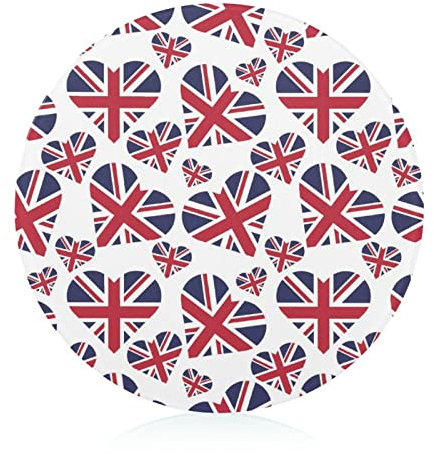 Union Jack Tabla De Cortar De Cristal Antideslizante Tabla Para Picar Alimentos Para Cocina 20 cm